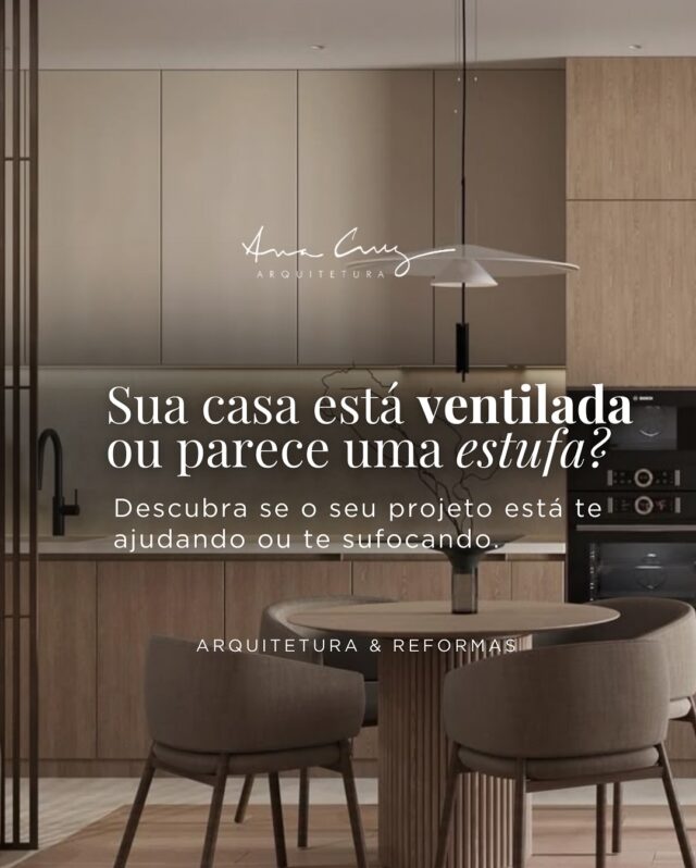 🔥 Se sua casa te sufoca no verão, tem algo errado com o projeto — e não com o clima.

A ventilação natural não é detalhe. É o que separa um ambiente confortável de um forno com paredes bonitas.

📲 Se você está construindo ou reformando, clica no link da bio e veja como garantir uma casa fresca, saudável e inteligente desde o início.

Ana Cruz
Arquitetura e Reformas