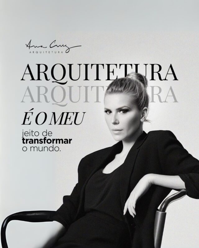 Por que eu decidi estudar Arquitetura?

Porque sempre enxerguei a arquitetura como uma forma de arte.
Uma arte que transforma.
Transforma espaços, transforma lugares — mas, principalmente, transforma vidas.

Ela impacta quem habita, quem convive, quem apenas transita por ali. E isso é mágico.

Desde criança, eu observava meu pai, engenheiro, desenhando traços no papel. Aos poucos, aqueles traços viravam desenhos. E, com o tempo, tornavam-se formas, estruturas, edifícios...
Algo habitável. 
Algo real. 
Algo transformador.

Foi ali que nasceu minha paixão.
A paixão por transformar.
Por edificar.
Por embelezar.

Tudo que envolve o estético e o funcional despertou em mim um desejo profundo de realização — e a vontade constante de melhorar a vida das pessoas através dos lugares que elas chamam de casa, de trabalho, de refúgio.

Quero torná-los mais bonitos. 
Mais confortáveis. 
Mais humanos.

Ana Cruz
Arquitetura e Reformas